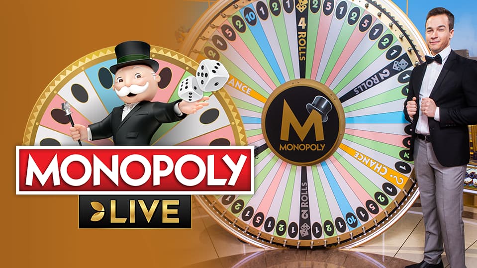 Monopoly Live játék a Sportaza-n